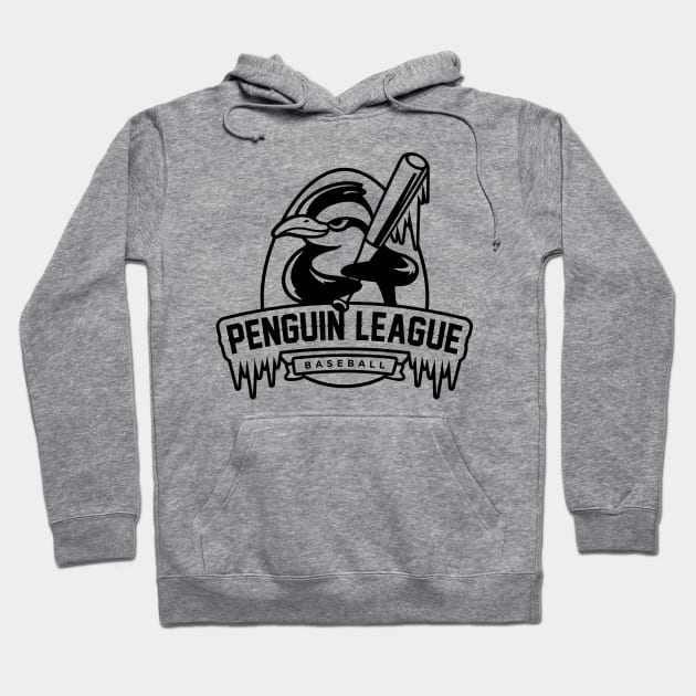 Penguin Baseball League Hoodie by Hey Riddle Riddle